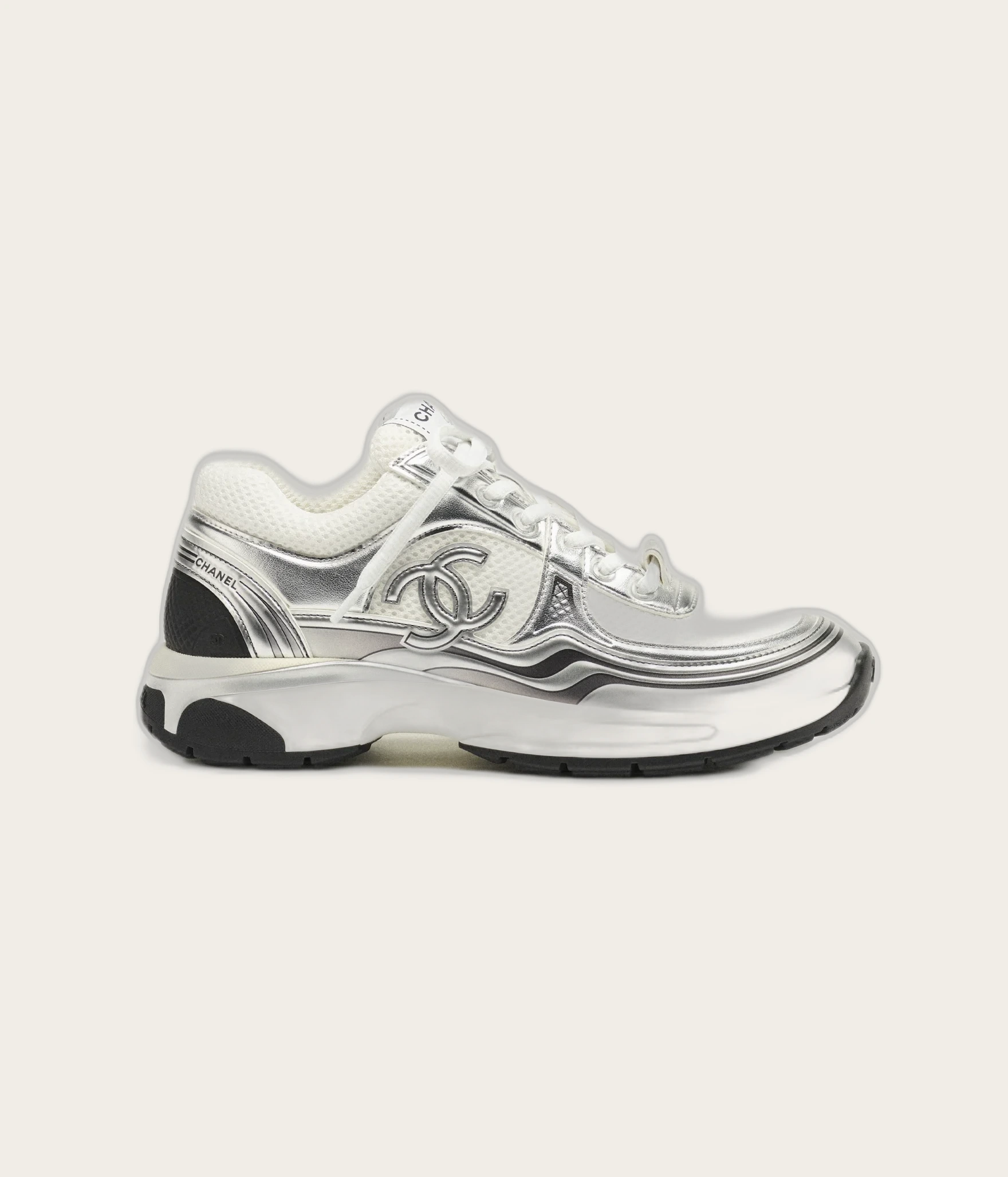 Sneaker LaminÉ ArgentÉ